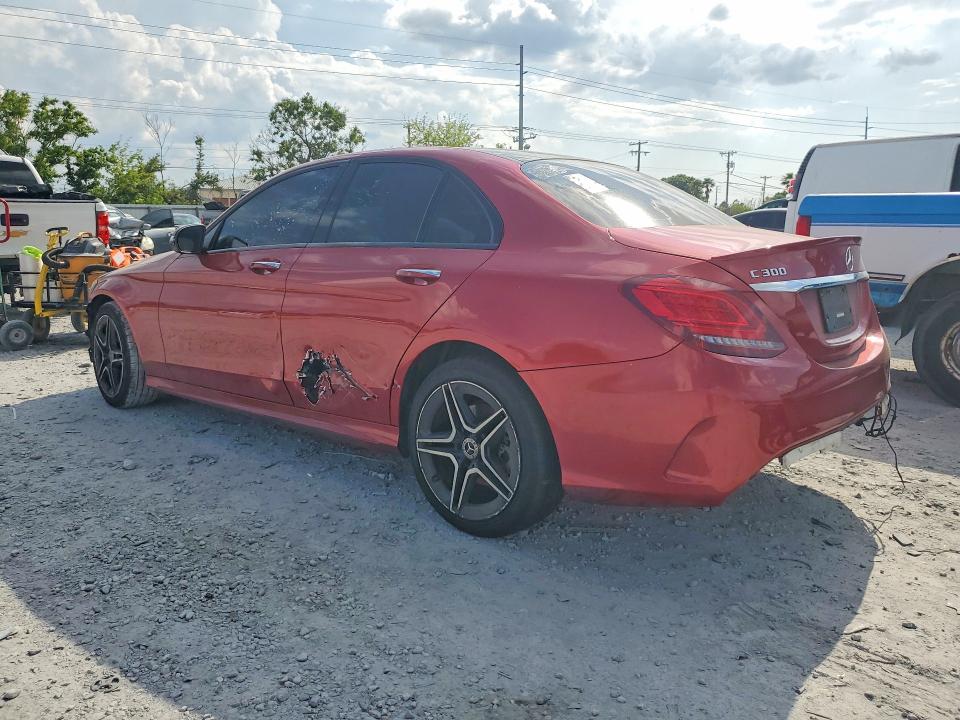 2021 Mercedes-benz C class VIN W1KWF8EB3MR607048 COPART salvage auction — FRONT END, Wv - Certificate Of Title, sold $7,800 on 2026-07-26 (photo 2)