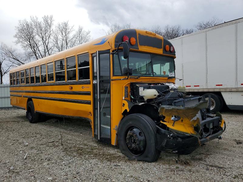 2026 Blubird School bus / transit bus VIN 1BAKGCJH9TF819434 COPART salvage auction — FRONT END, IN - CERT OF TITLE-SALVAGE TITLE, sold $7,100 on 2026-07-09 (photo 1)