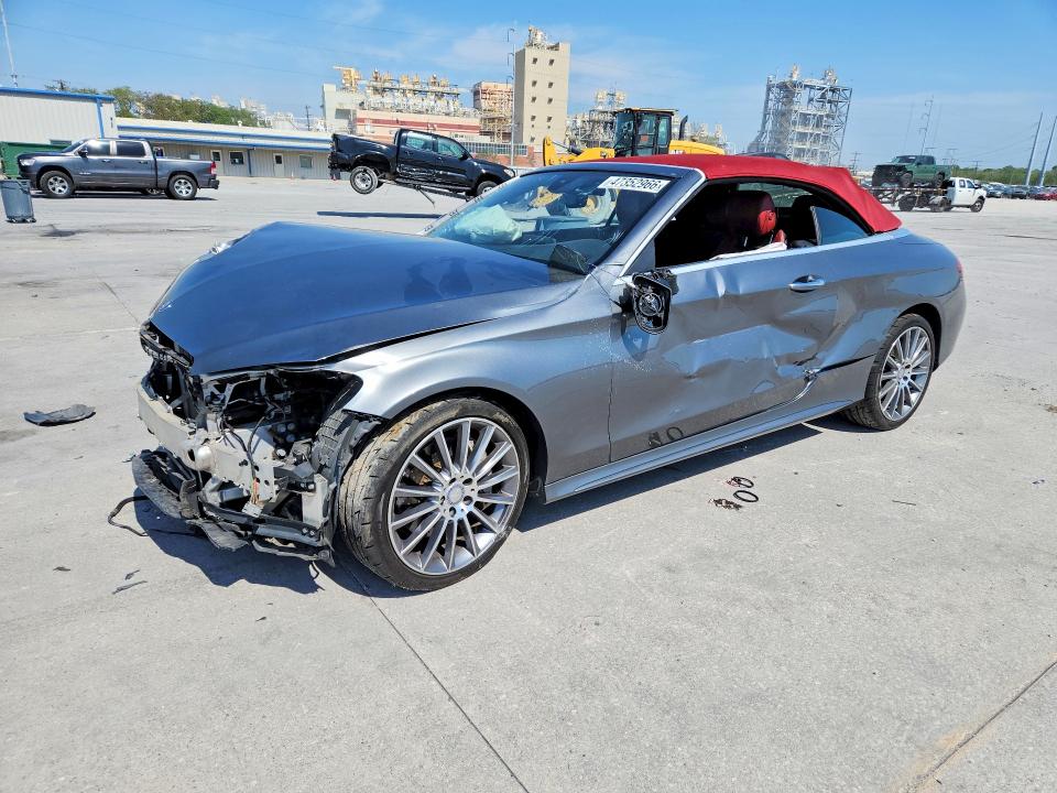 2017 Mercedes-benz C-klasse VIN WDDWK4KB8HF437608 COPART salvage auction — FRONT END, La - Cert Of Title-Salvage, sold $2,150 on 2026-07-08 (photo 1)