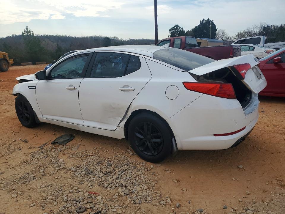 2011 Kia Optima VIN KNAGM4A70B5106750 COPART salvage auction — FRONT END, Nc - Salvage Certificate Of Title, sold $250 on 2026-07-06 (photo 2)