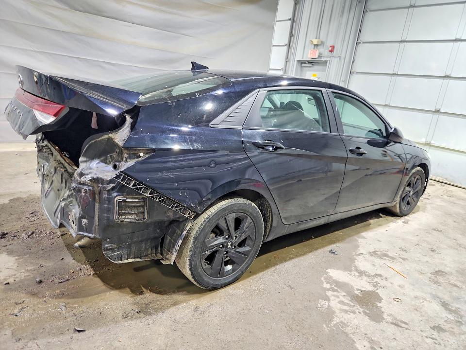 2021 Hyundai Elantra VIN KMHLM4AG8MU066794 COPART salvage auction — REAR END, Nh - Cert Of Title-Salvage, sold $4,400 on 2026-07-09 (photo 3)