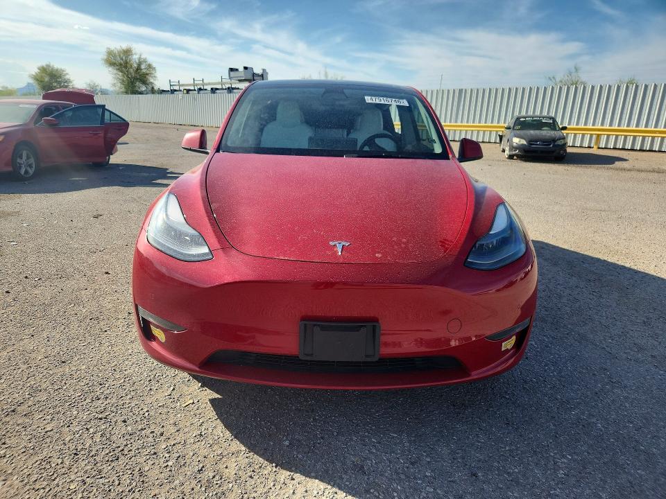 2022 Tesla VIN 7SAYGDEE9NF558225 COPART salvage auction — VANDALISM, Az - Cert Of Title - Salvage, sold $15,000 on 2026-07-10 (photo 5)