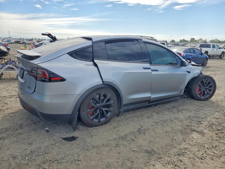 2024 Tesla Model x VIN 7SAXCDE58RF449249 COPART salvage auction — FRONT END, Wv - Salvage Certificate, sold $13,800 on 2026-07-09 (photo 3)