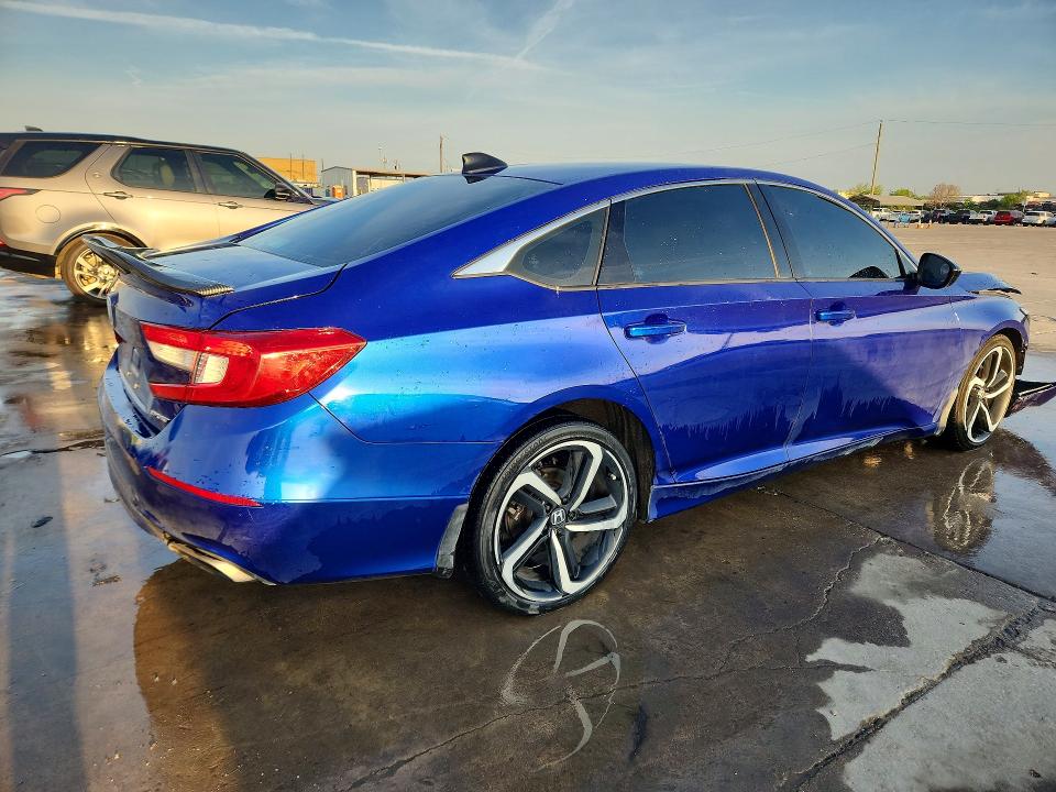 2022 Honda Accord VIN 1HGCV1F36NA111628 COPART salvage auction — FRONT END, Tx - Certificate Of Title, sold $7,800 on 2026-07-02 (photo 3)
