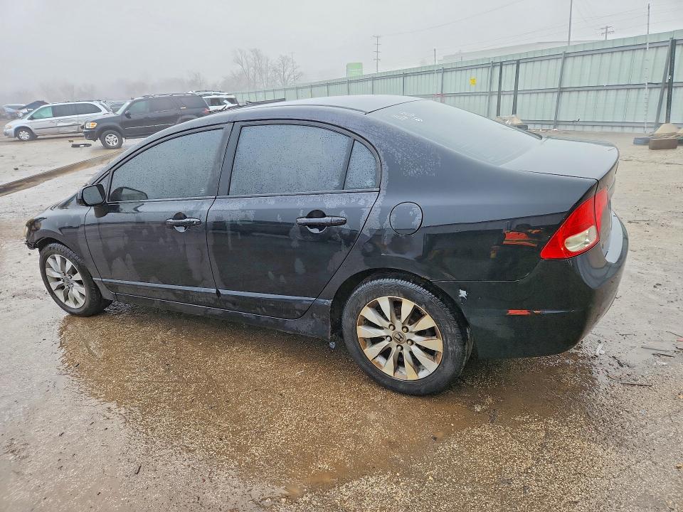 2009 Honda Civic VIN 19XFA16829E016974 COPART salvage auction — FRONT END, Il - Salvage Certificate, sold $225 on 2026-07-03 (photo 2)