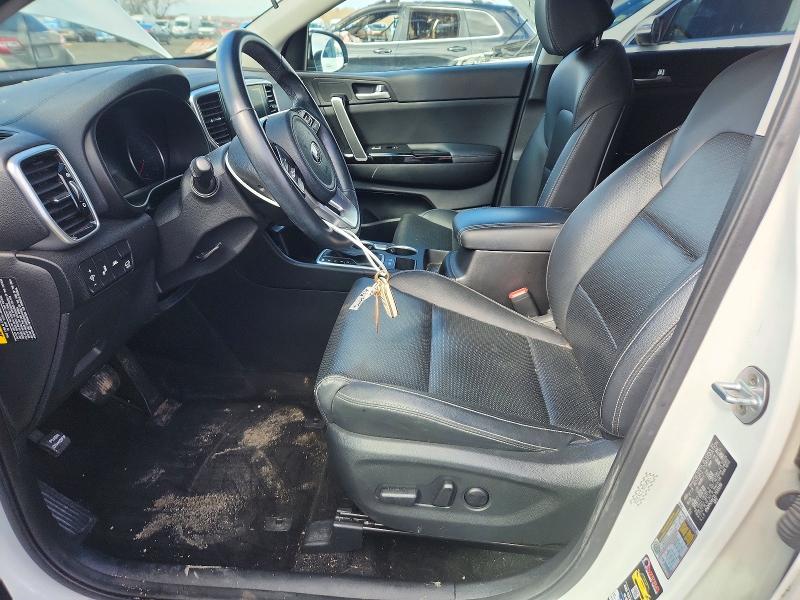 2020 Kia Sportage VIN KNDPN3AC1L7633189 COPART salvage auction — FRONT END, Ma - Cert Of Title-Salvage, sold $4,300 on 2026-07-08 (photo 7)