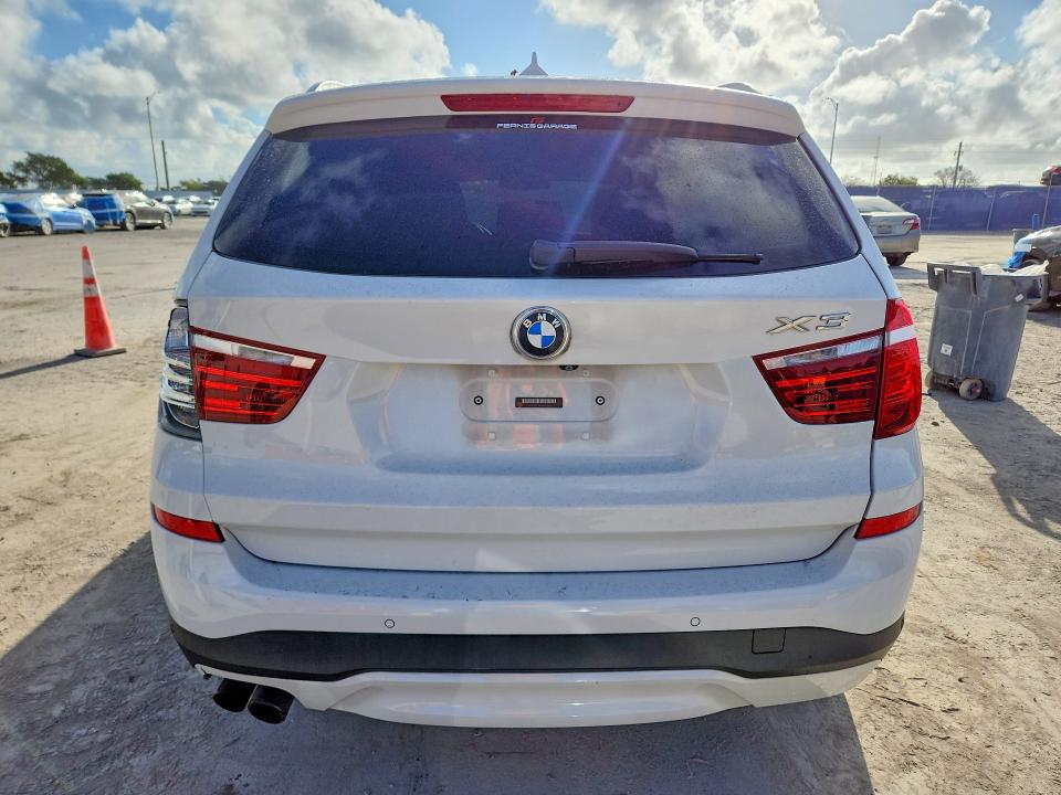 2017 BMW X3 VIN 5UXWZ7C34H0V92706 COPART salvage auction — SIDE, Fl - Cert Of Title Slvg Rebuildable, sold $1,600 on 2026-07-27 (photo 6)