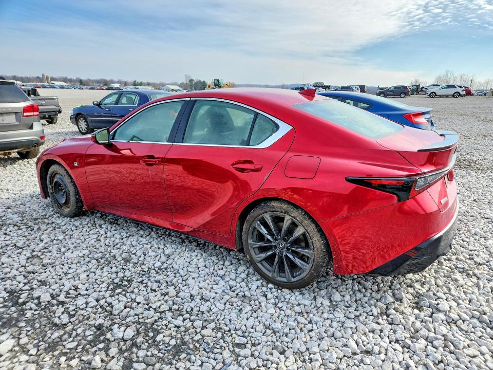 2021 Lexus Is VIN JTHGZ1E20M5018705 COPART salvage auction — WATER/FLOOD, Mi - Cert Of Title-Salvage Flood, sold $9,600 on 2026-07-09 (photo 2)