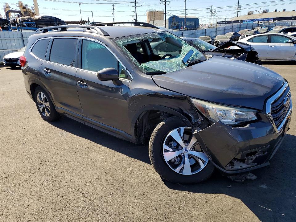 2019 Subaru Ascent VIN 4S4WMACD9K3471225 COPART salvage auction — FRONT END, Ca - Salvage Certificate, sold $900 on 2026-07-08 (photo 4)