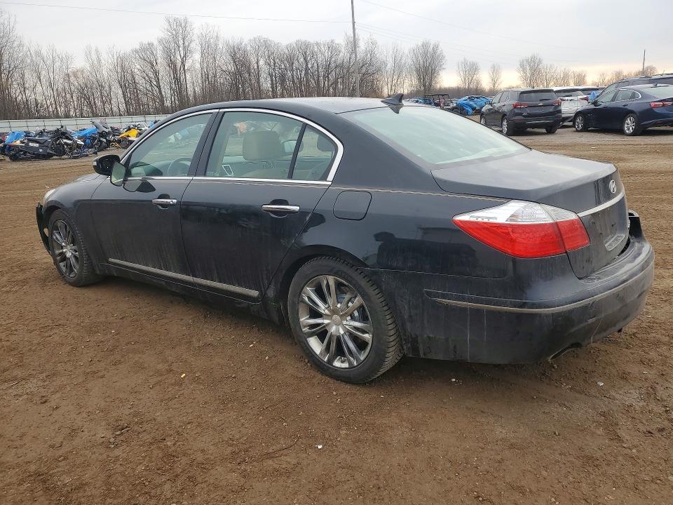 2011 Hyundai Genesis VIN KMHGC4DF5BU114515 COPART salvage auction — REAR END, Mi - Certificate Of Title, sold $500 on 2026-07-22 (photo 2)