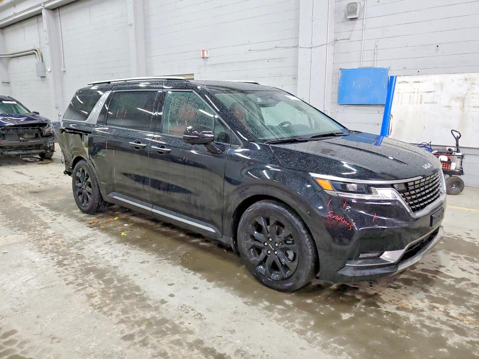 2024 Kia Carnival VIN KNDNE5H3XR6357604 COPART salvage auction — REAR END, Va - Cert Of Title - Salvage, sold $11,400 on 2026-07-08 (photo 4)