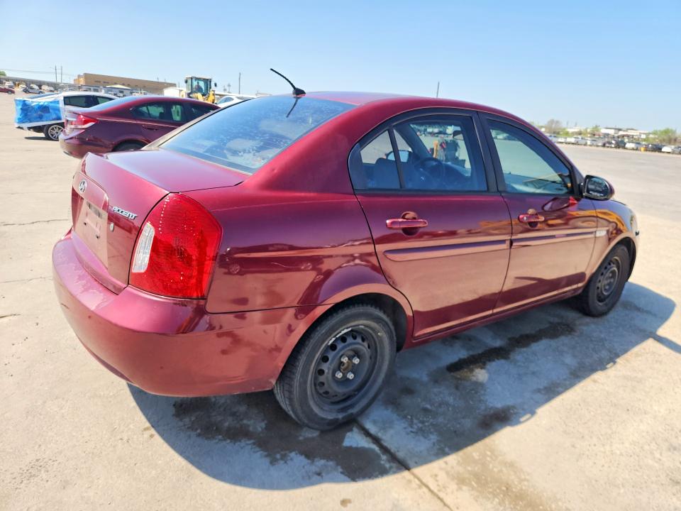 2007 Hyundai Accent VIN KMHCN46C07U142726 COPART salvage auction — FRONT END, Tx - Certificate Of Title, sold $200 on 2026-07-23 (photo 3)