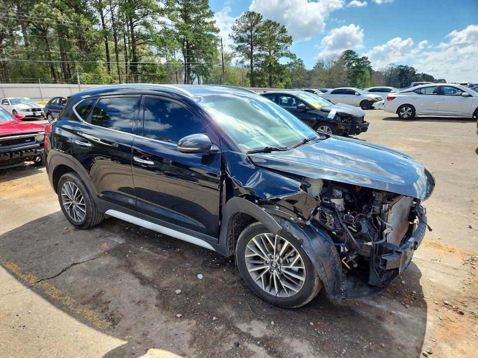 2021 Hyundai Tucson VIN KM8J33AL9MU284308 COPART salvage auction — FRONT END, AL - CERT OF TITLE-SALVAGE TITLE, sold $3,250 on 2026-07-06 (photo 4)