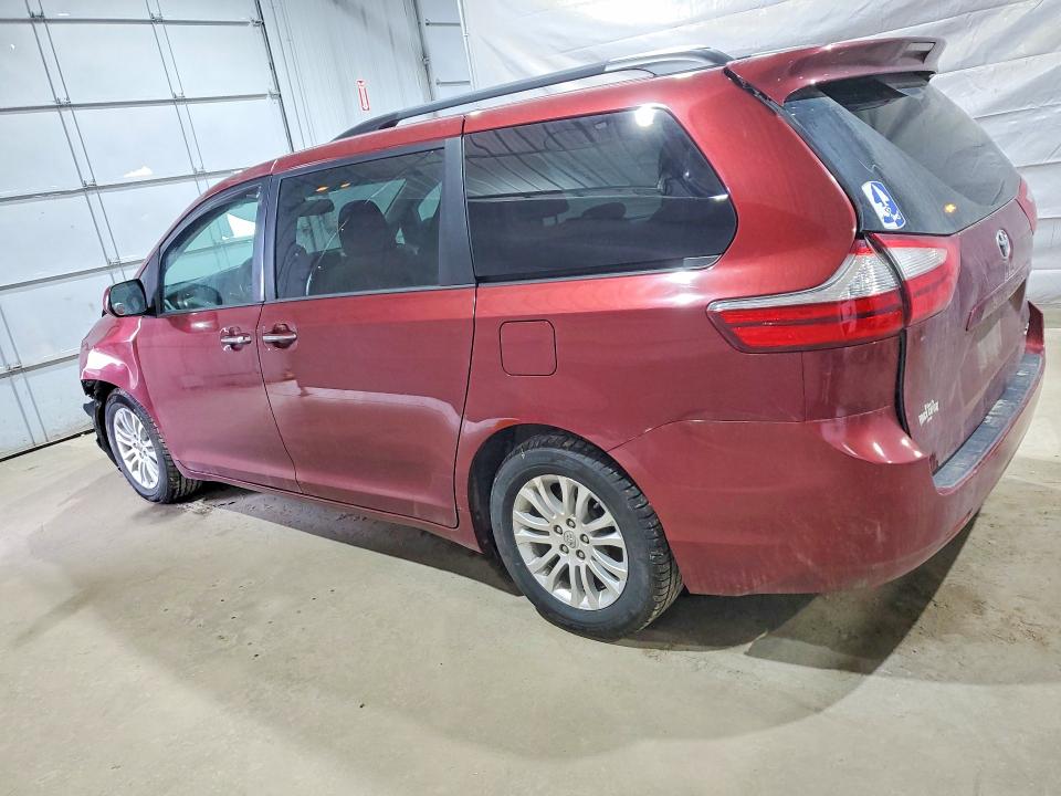 2016 Toyota Sienna VIN 5TDYK3DC3GS749109 COPART salvage auction — FRONT END, Co - Bill Of Sale-Parts Only, sold $400 on 2026-07-30 (photo 2)