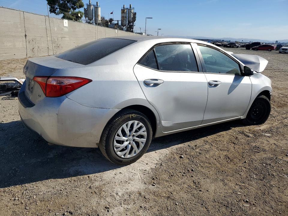 2019 Toyota Corolla VIN 5YFBURHE6KP949711 COPART salvage auction — FRONT END, Ca - Salvage Certificate, sold $1,300 on 2026-07-21 (photo 3)