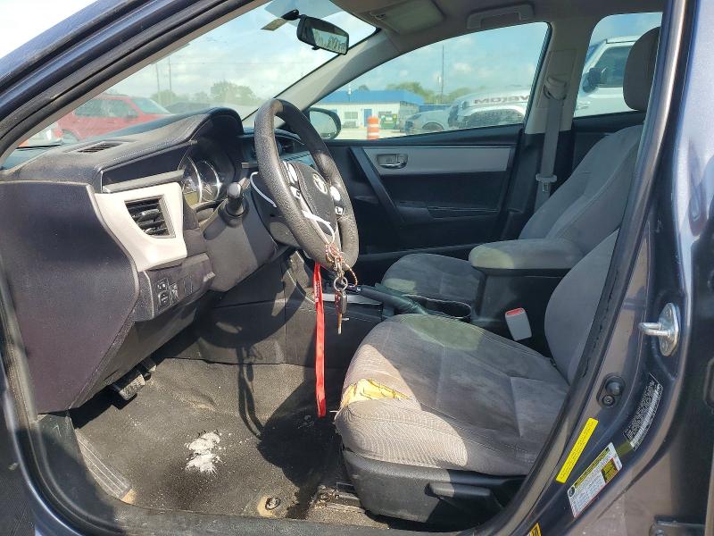 2015 Toyota Corolla VIN 5YFBURHE6FP306586 COPART salvage auction — FRONT END, Tx - Salvage Vehicle Title, sold $1,700 on 2026-07-02 (photo 7)