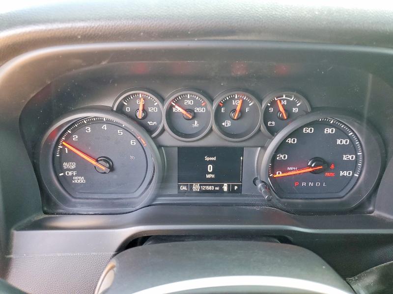 2021 Chevrolet Silverado VIN 1GCRYBEK2MZ306429 COPART salvage auction — HAIL, IL - SALVAGE CERTIFICATE, sold $8,000 on 2026-07-03 (photo 9)