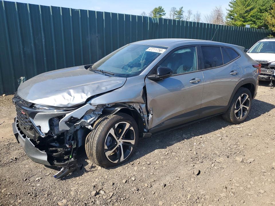 2025 Chevrolet Trax VIN KL77LGEP3SC306466 COPART salvage auction — FRONT END, Md - Cert Of Salvage > 75% Damage, sold $4,950 on 2026-07-06 (photo 1)