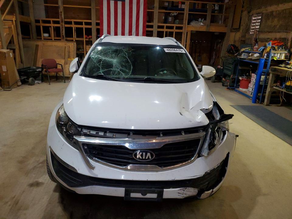 2013 Kia Sportage VIN KNDPBCA20D7518911 COPART salvage auction — FRONT END, Sd - Certificate Of Title, sold $1,100 on 2026-07-28 (photo 5)