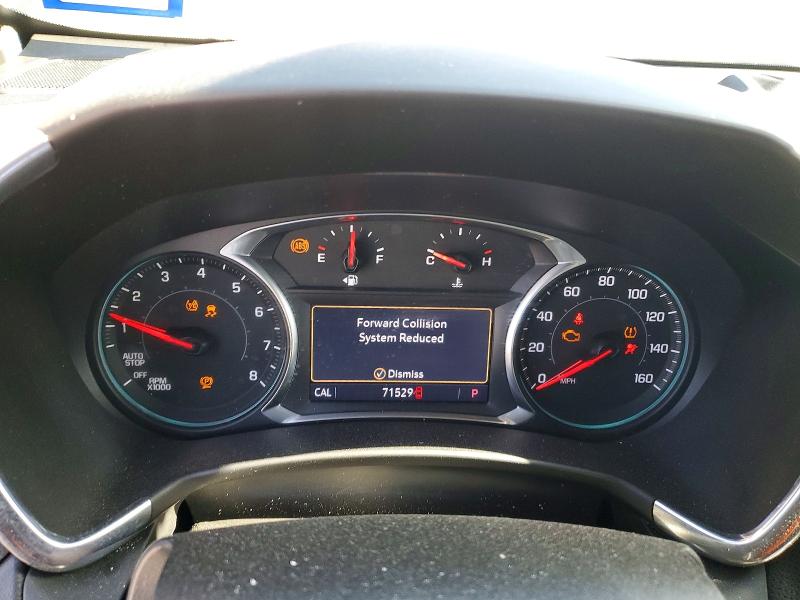 2020 Chevrolet Equinox VIN 2GNAXYEX1L6235322 COPART salvage auction — FRONT END, Md - Cert Of Salvage > 75% Damage, sold $2,800 on 2026-07-02 (photo 9)