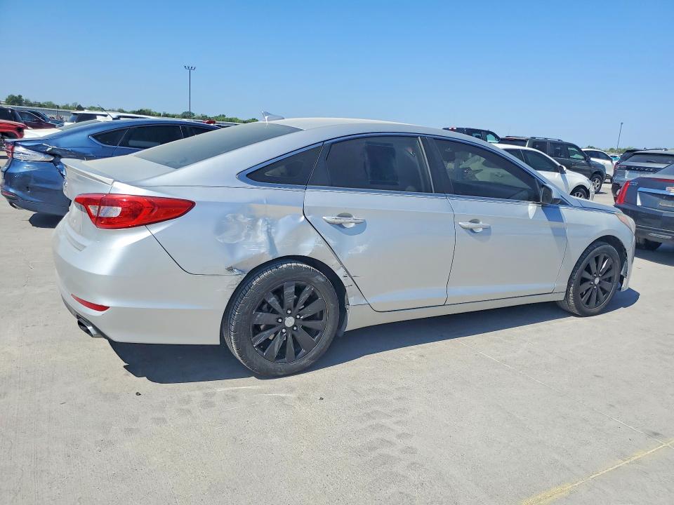 2016 Hyundai Sonata VIN 5NPE24AF2GH265493 COPART salvage auction — SIDE, Tx - Salvage Vehicle Title, sold $1,950 on 2026-07-09 (photo 3)