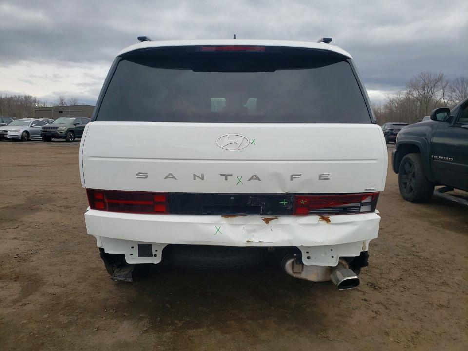 2026 Hyundai Santa fe VIN 5NMP4DGL7TH156910 COPART salvage auction — REAR END, Ct - Cert Of Title-Salvage, sold $18,500 on 2026-07-31 (photo 6)