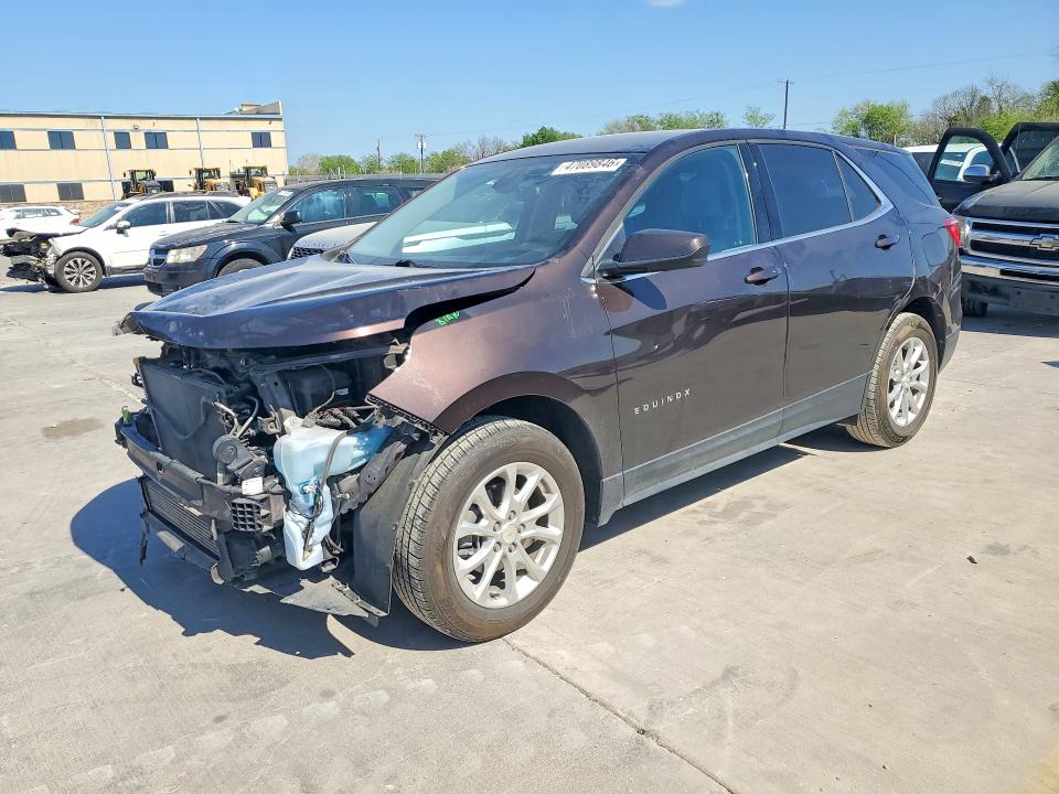 2020 Chevrolet Equinox VIN 2GNAXKEV8L6243252 COPART salvage auction — FRONT END, Tx - Salvage Vehicle Title, sold $2,300 on 2026-07-02 (photo 1)