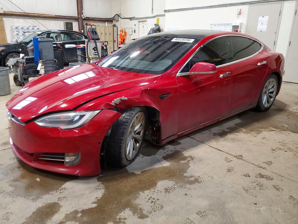 2017 Tesla Model s VIN 5YJSA1E22HF229170 COPART salvage auction — FRONT END, Salvage Title, sold $3,800 on 2026-07-16 (photo 1)