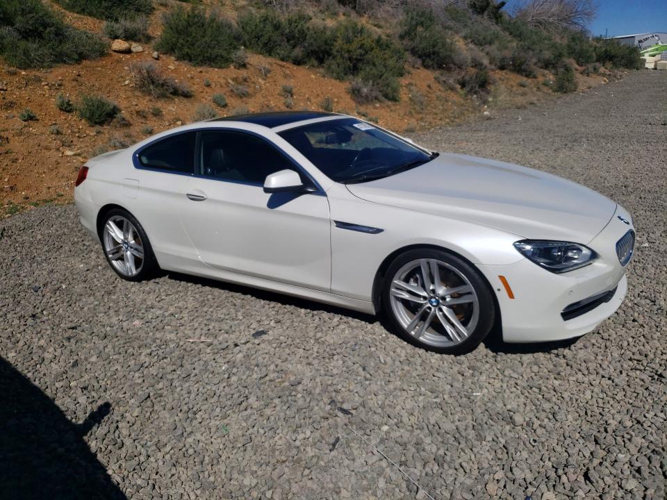 2015 BMW 6er VIN WBAYM9C59FD248359 COPART salvage auction — FRONT END, Nv - Certificate Of Title, sold $5,400 on 2026-07-30 (photo 4)