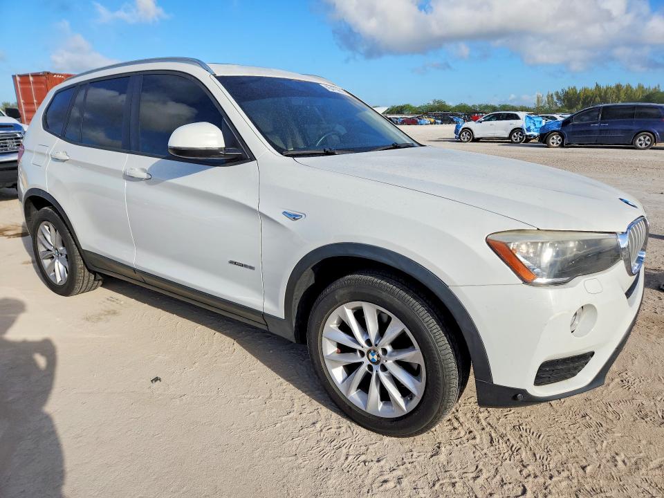 2017 BMW X3 VIN 5UXWZ7C34H0V92706 COPART salvage auction — SIDE, Fl - Cert Of Title Slvg Rebuildable, sold $1,600 on 2026-07-27 (photo 4)