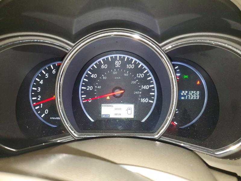 2013 Nissan Murano VIN JN8AZ1MW3DW303845 COPART salvage auction — SIDE, Oh - Cert Of Title-Salvage, sold $325 on 2026-07-17 (photo 9)
