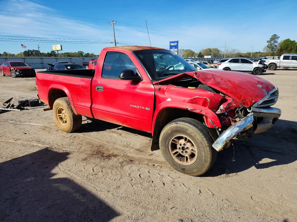 1999 Dodge Dakota VIN 1B7GG26X2XS264510 COPART salvage auction — FRONT END, Al - Cert Of Title-Salvage Title, sold $300 on 2026-07-09 (photo 4)