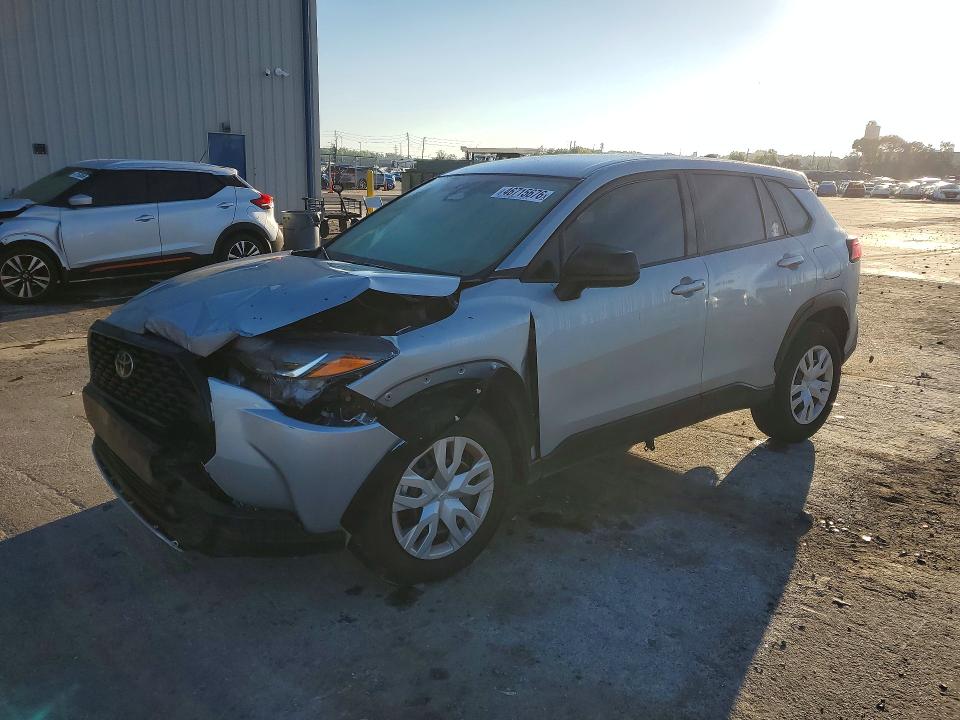 2025 Toyota Corolla cross VIN 7MUAAAAG2SV143508 COPART salvage auction — FRONT END, Fl - Cert Of Title Slvg Rebuildable, sold $7,100 on 2026-07-06 (photo 1)