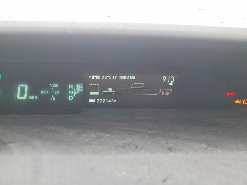 2010 Toyota Prius VIN JTDKN3DU5A1228998 COPART salvage auction — WATER/FLOOD, Hi - Certificate Of Salvage, sold $550 on 2026-07-04 (photo 9)