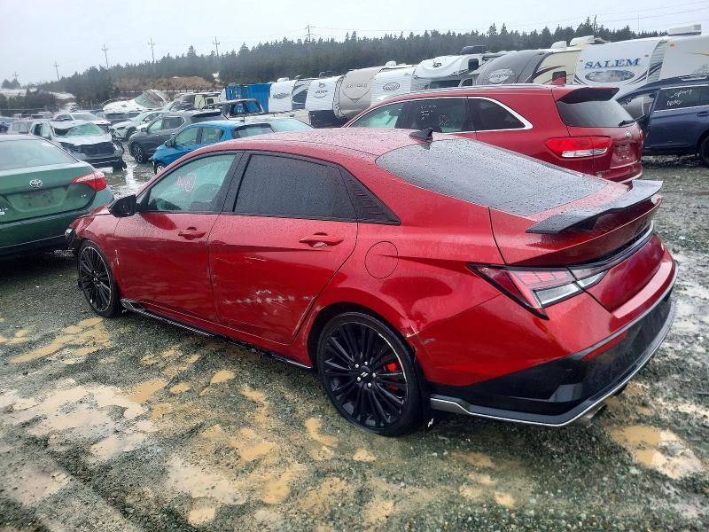 2024 Hyundai Elantra VIN KMHLW4DK9RU023003 COPART salvage auction — FRONT END, Salvage Title, sold $9,000 on 2026-07-23 (photo 2)