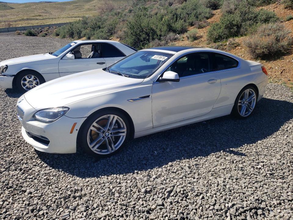 2015 BMW 6er VIN WBAYM9C59FD248359 COPART salvage auction — FRONT END, Nv - Certificate Of Title, sold $5,400 on 2026-07-30 (photo 1)