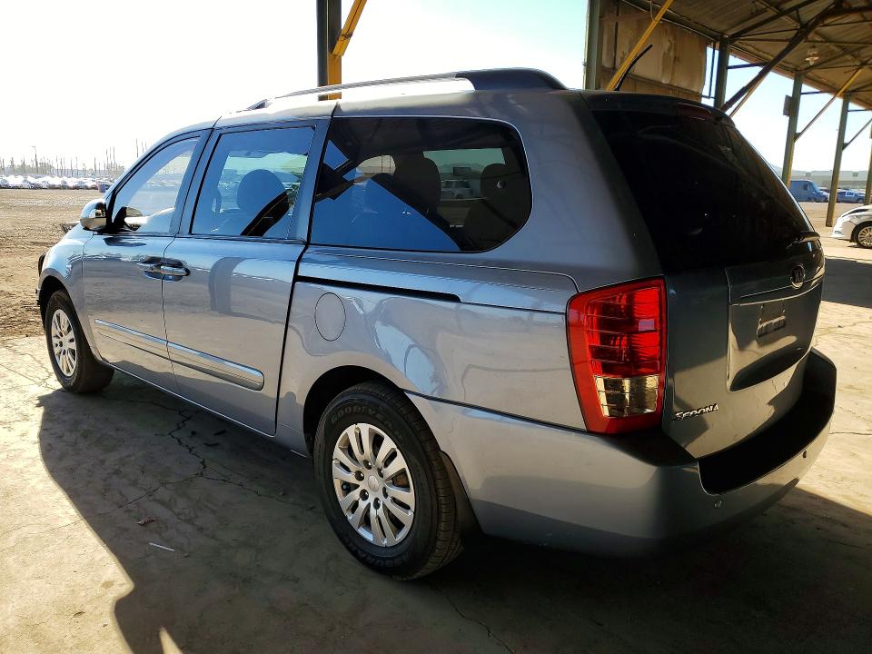 2014 Kia SEDONA VIN KNDMG4C79E6549021 COPART salvage auction — FRONT END, ID - SALVAGE CERTIFICATE OF TITLE, sold $1,050 on 2026-07-08 (photo 2)