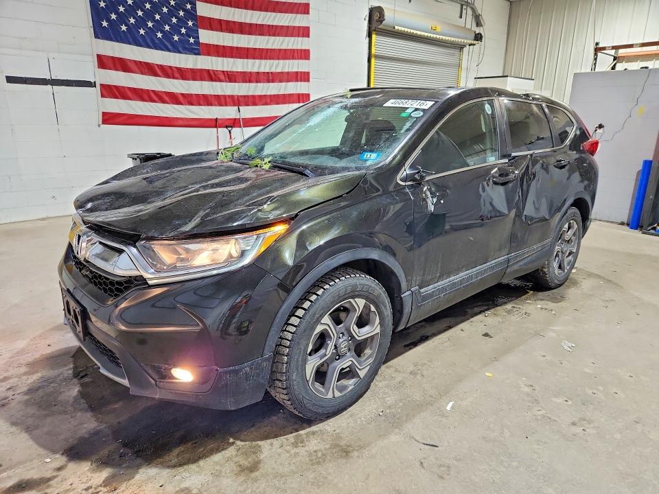 2018 Honda Cr-v VIN 7FARW2H54JE092707 COPART salvage auction — FRONT END, Nh - Cert Of Title-Salvage, sold $6,700 on 2026-07-14 (photo 1)