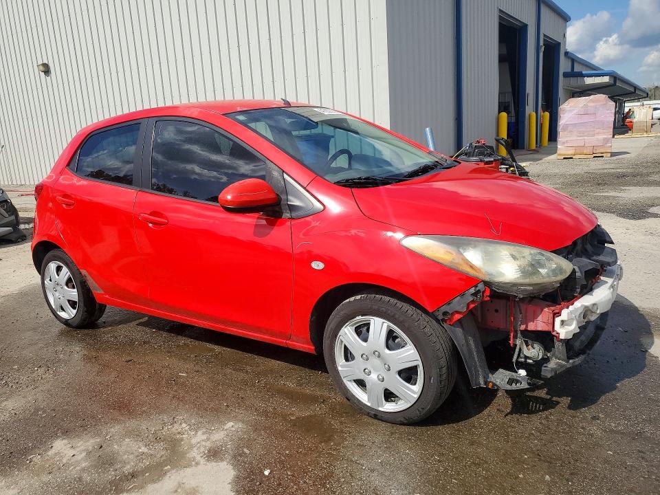 2012 Mazda 2 VIN JM1DE1KY5C0132820 COPART salvage auction — FRONT END, Sc - Cert Of Title-Salvage, sold $1,100 on 2026-07-06 (photo 4)