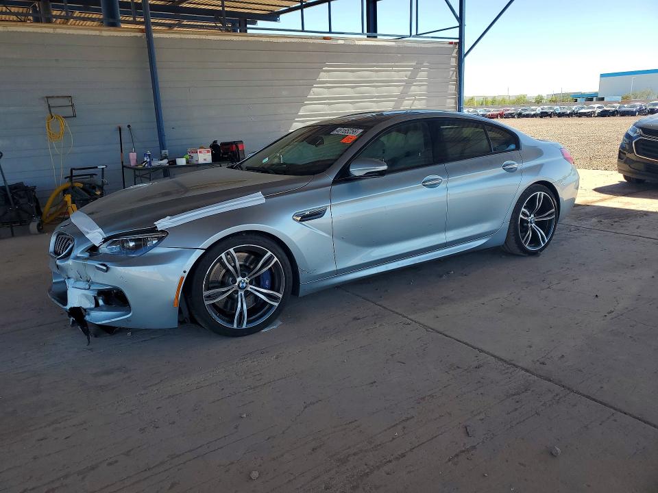 2015 BMW M6 gran coupe VIN WBS6C9C53FD467520 COPART salvage auction — FRONT END, Az - Cert Of Title - Salvage, sold $13,400 on 2026-07-15 (photo 1)