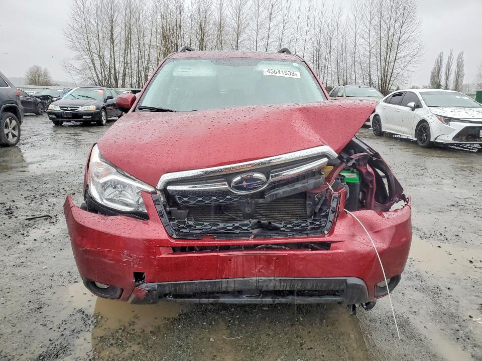 2014 Subaru Forester VIN JF2SJAJC6EH554206 COPART salvage auction — FRONT END, Wa - Bill Of Sale, sold $2,200 on 2026-07-13 (photo 5)