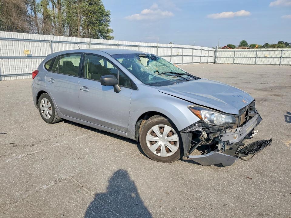 2015 Subaru Impreza VIN JF1GPAA60F9230456 COPART salvage auction — FRONT END, NC - SALVAGE CERTIFICATE OF TITLE, sold $275 on 2026-07-30 (photo 4)