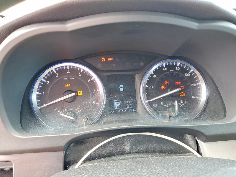 2014 Toyota Highlander VIN 5TDZKRFH8ES022996 COPART salvage auction — WATER/FLOOD, Hi - Certificate Of Salvage, sold $200 on 2026-07-27 (photo 9)