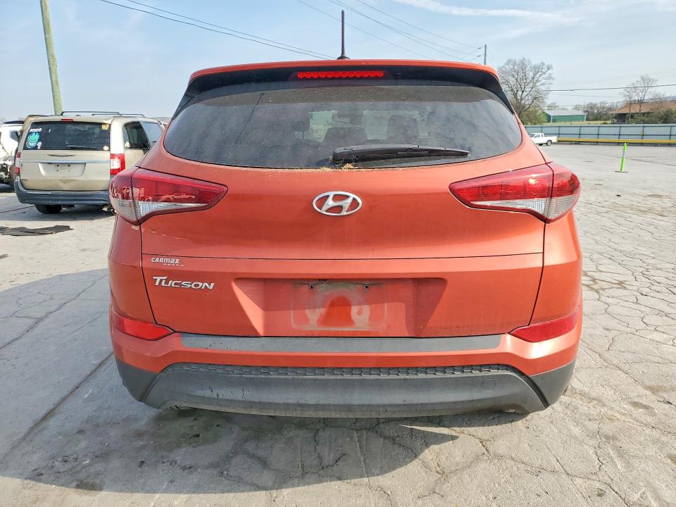 2017 Hyundai Tucson VIN KM8J23A45HU537254 COPART salvage auction — FRONT END, Tn - Salvage Certificate, sold $900 on 2026-07-20 (photo 6)