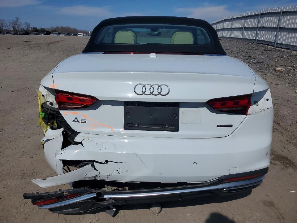 2021 Audi A5 VIN WAUWAGF54MN007364 COPART salvage auction — REAR END, Salvage Title, sold $14,500 on 2026-07-22 (photo 6)