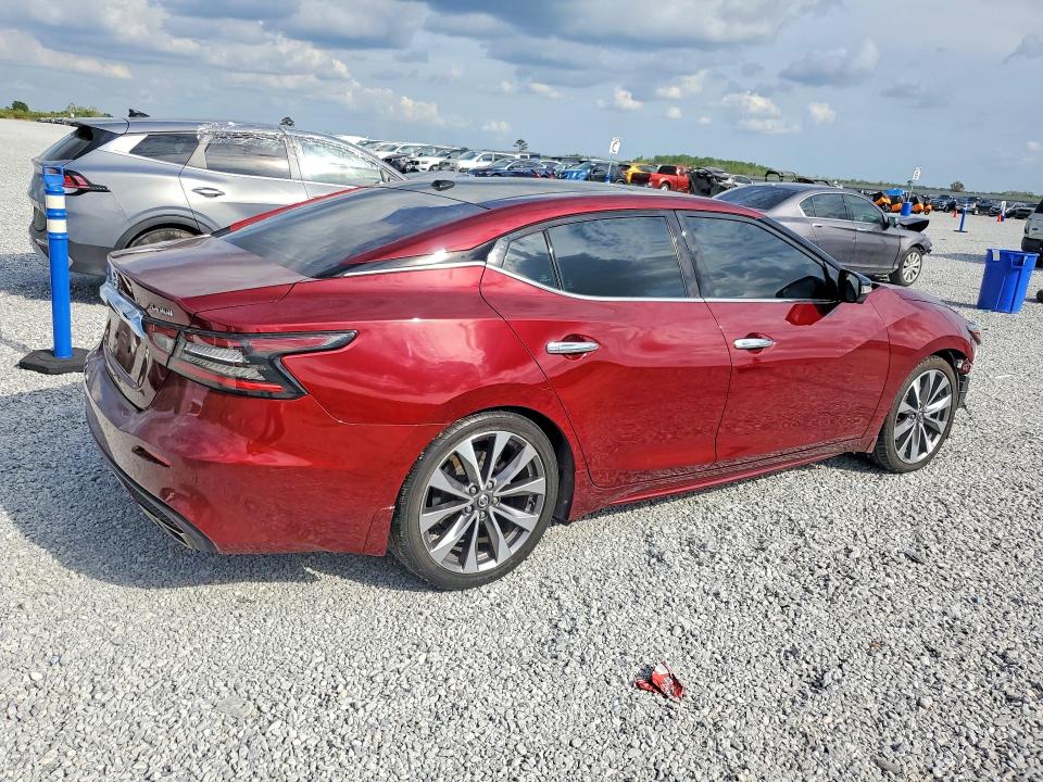 2021 Nissan Maxima VIN 1N4AA6FV9MC505567 COPART salvage auction — FRONT END, Tx - Salvage Vehicle Title, sold $5,300 on 2026-07-20 (photo 3)