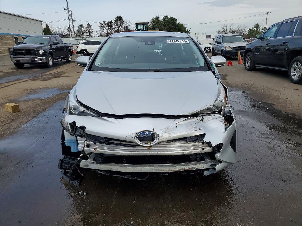 2018 Toyota Prius VIN JTDKARFU1J3551686 COPART salvage auction — FRONT END, CT - CERT OF TITLE-SALVAGE, sold $450 on 2026-07-28 (photo 5)