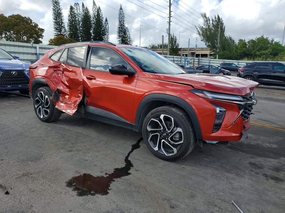 2024 Chevrolet Trax VIN KL77LJE25RC080801 COPART salvage auction — FRONT END, Fl - Cert Of Title Slvg Rebuildable, sold $2,900 on 2026-07-27 (photo 4)