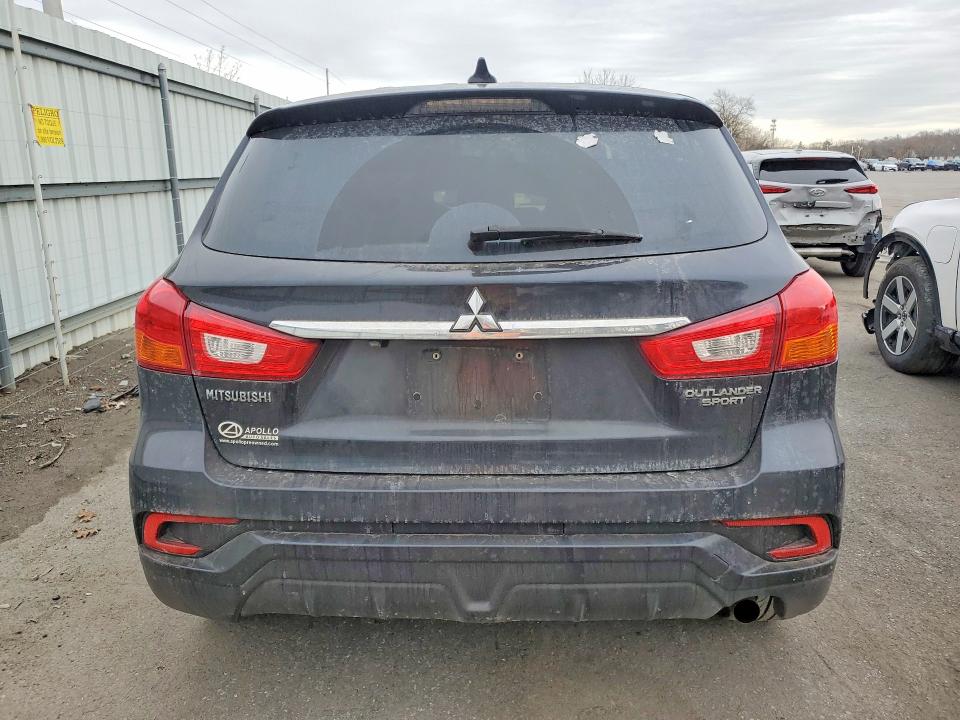 2019 Mitsubishi Outlander VIN JA4AP3AU9KU003309 COPART salvage auction — SIDE, Nj - Cert Of Title-Salvage, sold $150 on 2026-07-09 (photo 6)