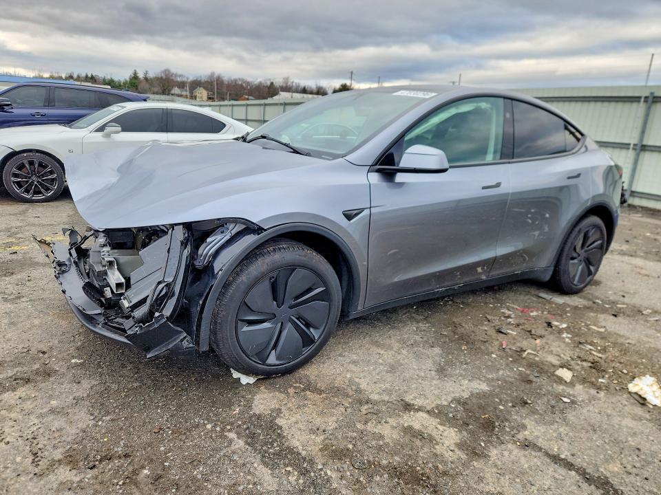 2026 Tesla Model y VIN 7SAYGDEE3TA440357 COPART salvage auction — FRONT END, Pa - Certificate Of Salvage, sold $7,700 on 2026-07-21 (photo 1)